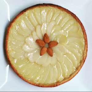 Tarta de peras