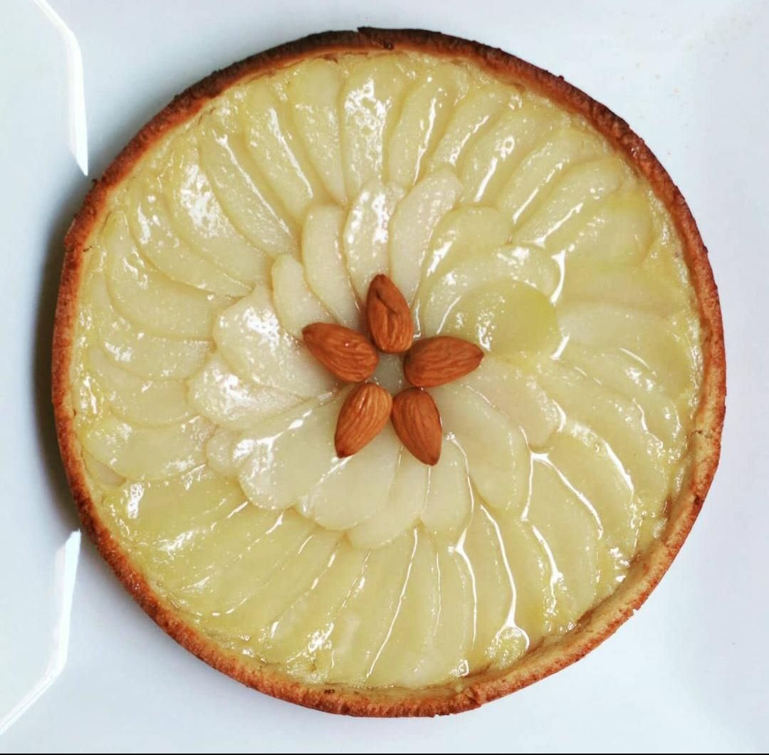 Tarta de peras